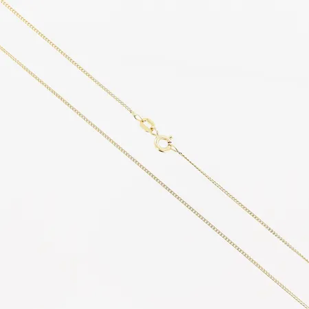 Kedja Pansar, 62cm, bredd 1mm, 18K Vikt: 2,9 g