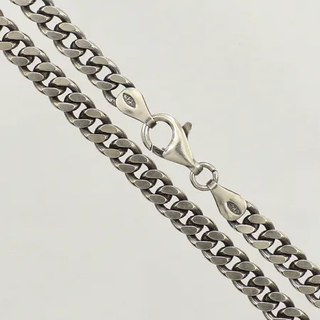 Kedja Pansar, längd 55cm, bredd 5,5mm, GHA, 925/1000 silver Vikt: 33,9 g