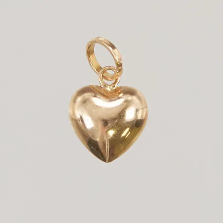 Hänge Hjärta, bredd: 8mm, 18K, 0,4g.