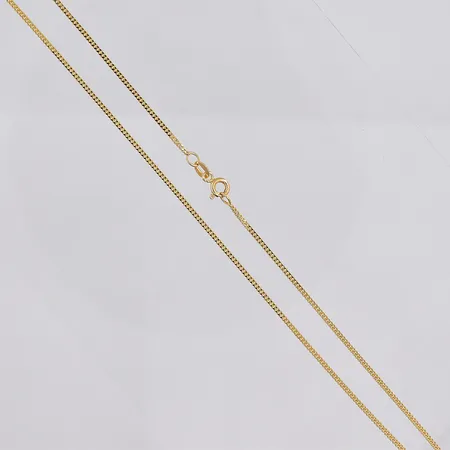 Kedja Pansar, 40cm, bredd 1,3mm, 18K Vikt: 3,2 g