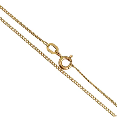 Halskedja Pansar, 18K guld, längd 52,5 cm, bredd 1,2 mm, tillverkarstämpel CCC, fint skick Vikt: 2,7 g