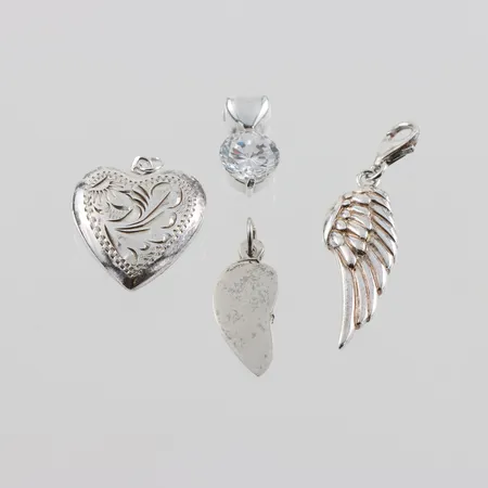 Hängen 4st, silver Vikt: 7,5 g