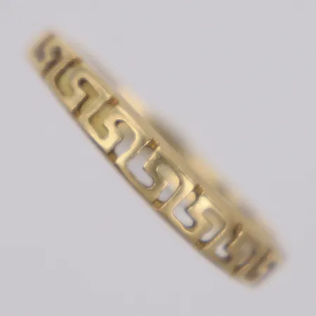 Ring, stl 15¾, bredd 3,1mm, 14K Vikt: 1 g