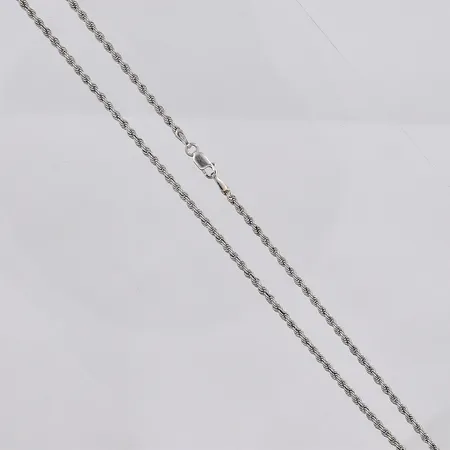 Kedja Cordel, vitguld, 46cm, bredd 2mm, 18K Vikt: 3,1 g