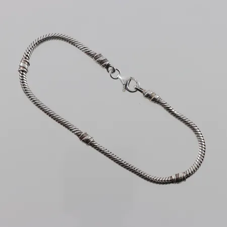 Armband ormlänk, längd 20cm, silver Vikt: 11,9 g