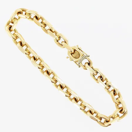 Armband Ankar, 20,5cm, bredd 7,5mm, 18K Vikt: 48,5 g