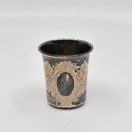 Pokal, höjd 6cm, Ø 5,3cm, 830/1000 silver Vikt: 34,4 g