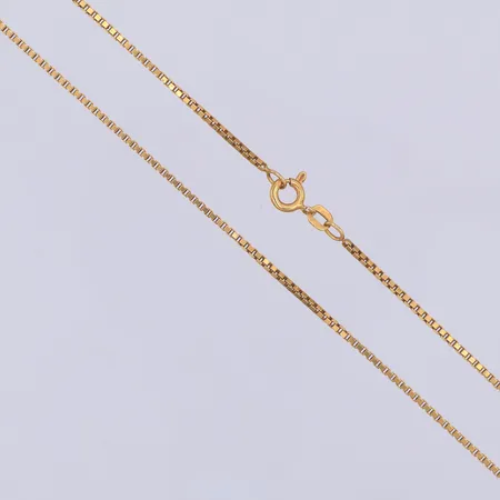 Kedja, Venezia, 44cm, bredd 1,2mm,  18K Vikt: 6,9 g