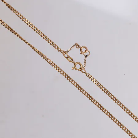 Kedja Pansar, längd 43,5cm, bredd 2,6mm, Balestra, säkerhetskedja, 18K  Vikt: 10,3 g