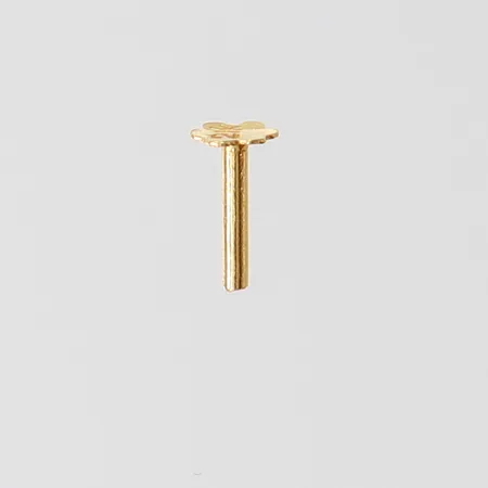 Del av örhänge/snurrebuss, 21K Vikt: 0,1 g