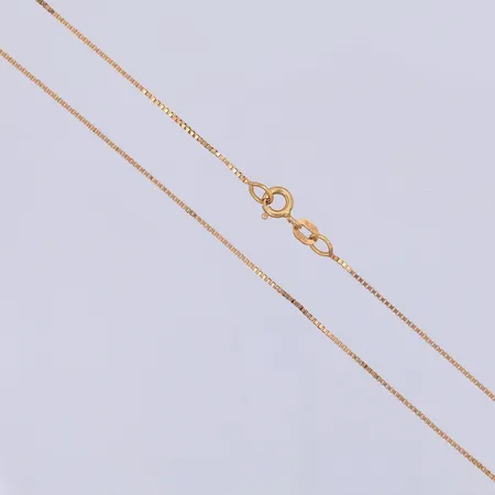 Kedja, Venezia, 40cm, bredd 1mm, Guldfynd, 18K Vikt: 2,4 g