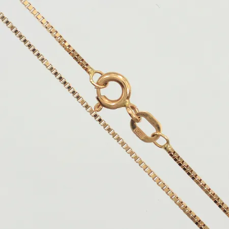 Kedja Venezia, längd 45cm, bredd 1mm, GHA, 18K Vikt: 2,5 g