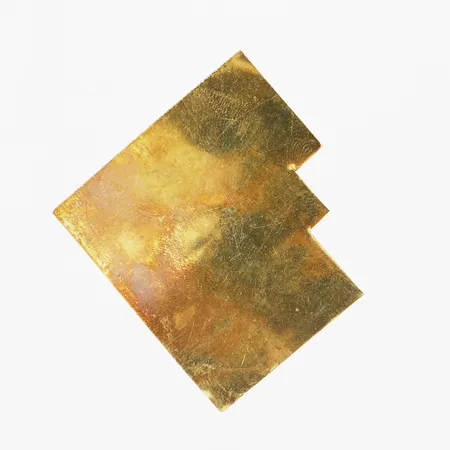 Guldplåt, 21,6K Vikt: 6,3 g