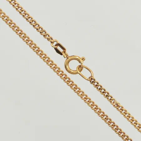 Kedja Pansar, längd 51,5cm, bredd 2mm, 18K  Vikt: 8 g