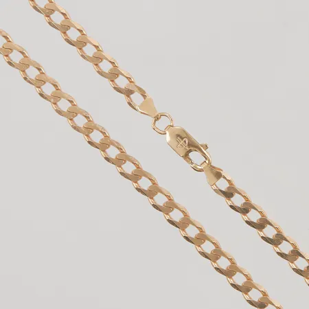 Kedja, 47,5cm, bredd: 4,3mm, 18K, 16,7g.