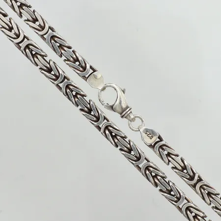 Kedja Kejsarlänk, längd 61cm, bredd 5,9mm, 925/1000 silver Vikt: 107,3 g