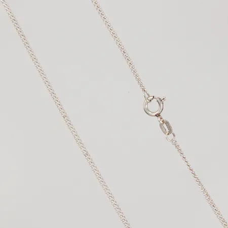 Kedja Pansar, 39,5cm, bredd ca 1,6mm, Silver 835/1000  Vikt: 2,6 g