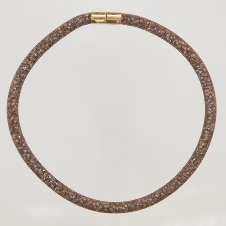 Collier Swarovski, 41cm, bredd: 6,9mm, med box
