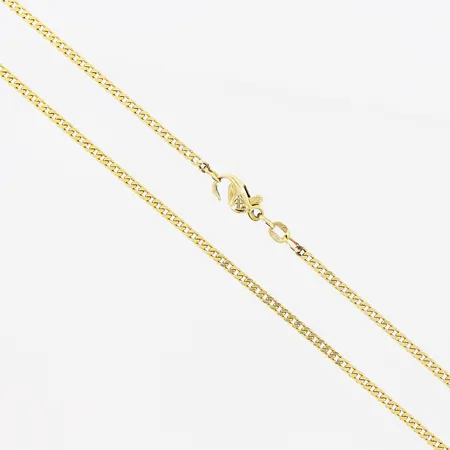 Kedja Pansar, 47cm, bredd 2mm, defekt lås, 18K Vikt: 9,3 g