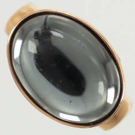 Ring med sten, stl 17, bredd 6-14mm, Dyrberg/Kern, metall 