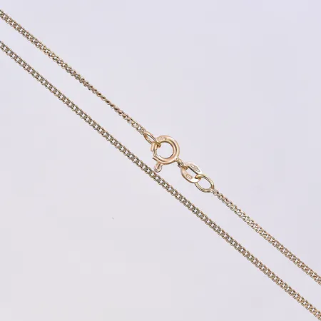 Kedja Pansar, längd 48,5 cm, bredd 1 mm, 18K. Vikt: 3,5 g