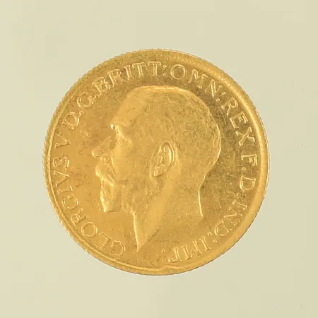 Mynt Sovereign Georgivs D.G.Britt Omn Rex F.D Ind Imp 1925 8g 22K