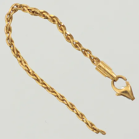 Länk bit, längd 7cm, defekt, 21K Vikt: 1,1 g