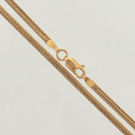 Collier rävsvans, längd 43cm, bredd 2,4mm, Balestra, 18K Vikt: 5,9 g