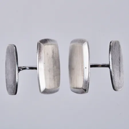 Ett par manschettknappar, Ceson Guldvaru Ab 1982, ca 20x15mm, 830/1000 silver Vikt: 14,1 g