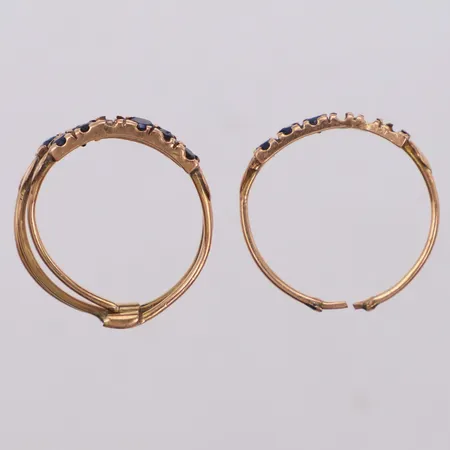 2 Ringar, defekta, stenar saknas, 14K Vikt: 4,9 g