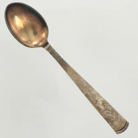 Kaffesked, modell Rosenholm, längd 10,8cm, 830/1000 silver  Vikt: 11,5 g
