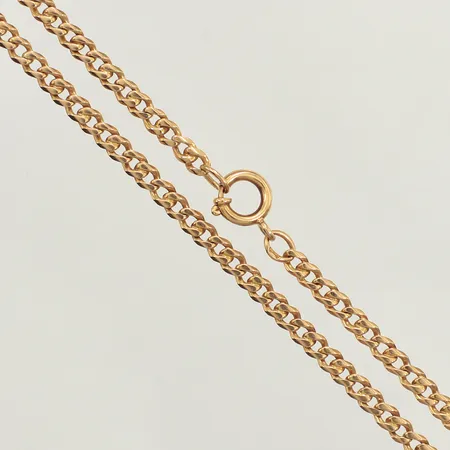 Kedja pansar, längd 47cm, bredd 3mm, 18K Vikt: 10,4 g