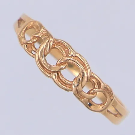Ring, Bismarck, stl 16¾, Sävsjö, 18K Vikt: 1,1 g