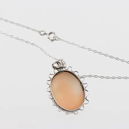 Kedja ca 50cm med hänge came, silver Vikt: 7,5 g