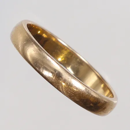 Ring slät, stl 19½, bredd 3mm, 18K Vikt: 4,5 g