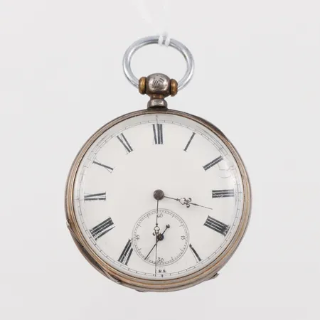 Fickur, ej funktionstestat, diameter ca 5 cm,silver. Vikt: 0 g