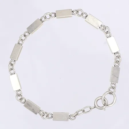 Armband stavlänk, längd 20cm, bredd 3-5mm, silver 925/1000 Vikt: 9,7 g
