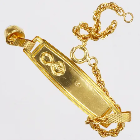 Diverse guld, gravyr, defekt/av, 14K Vikt: 1,4 g