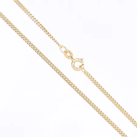 Halskedja Pansarlänk, längd 59cm, bredd 2mm, 18K Vikt: 9 g