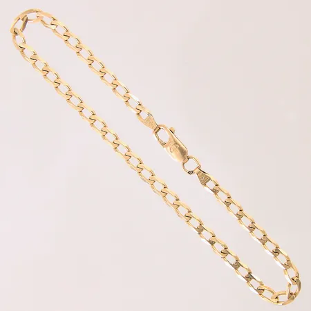 Armband Pansar, längd 20cm, bredd 3,5mm, Balestra, 18K  Vikt: 5,4 g