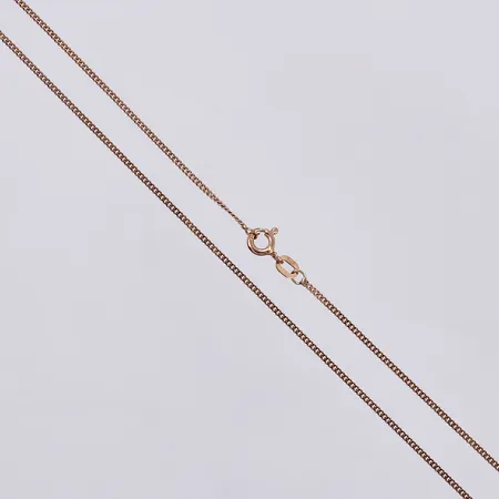 Kedja Venezia längd ca 42cm, bredd ca 1mm, GHA 9K Vikt: 1,8 g