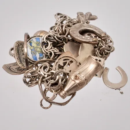 Diverse defekt silver 830/1000, vikt 27,3g.