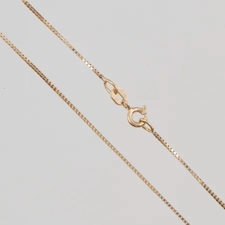 Kedja, venezia, 46cm, bredd: 0,9mm, Guldfynd, 18K, 2,8g.