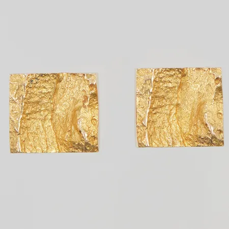 Manschettknappar, Lapponia, ca 15x17mm, svensk importstämpel, 18K, 15,2g.