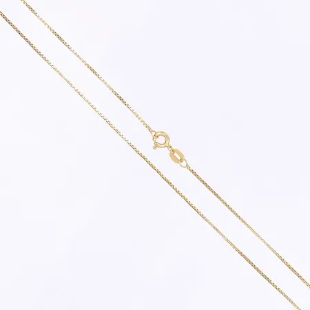 Halskedja Venezia, längd 42cm, bredd 1mm, 18K Vikt: 2,2 g