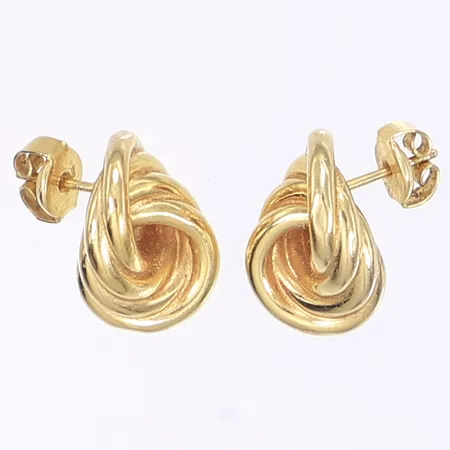 Ett par örhängen, ca 13x18mm, 18K Vikt: 4,4 g