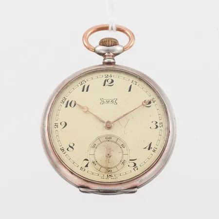 Fickur L.U.C, tickar igång men ej funktionstestat, diameter ca 5 cm,silver. Vikt: 0 g