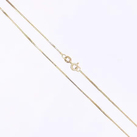 Halskedja Venezia, längd 50cm, bredd 1mm, 18K Vikt: 3,8 g