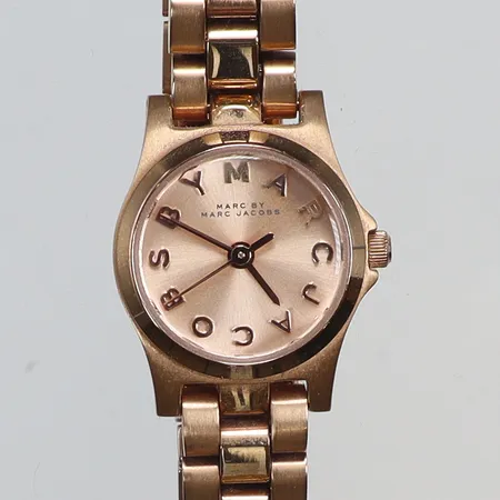 Damur, Marc Jacobs, Ø20mm, refnr: MBM3200, serienr: 251301, quartz, rosefärgad stål, behov av batteri,
