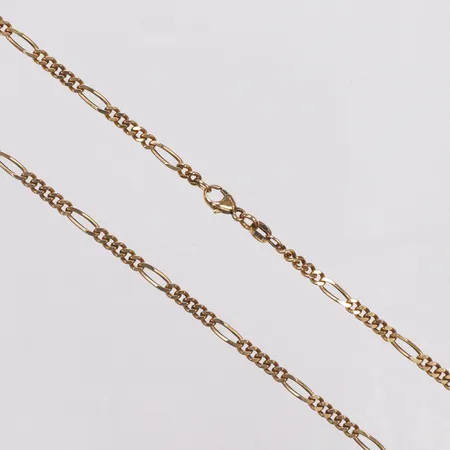 Kedja, Figaro, längd 50,5cm, bredd 3mm, 18K Vikt: 12,4 g
